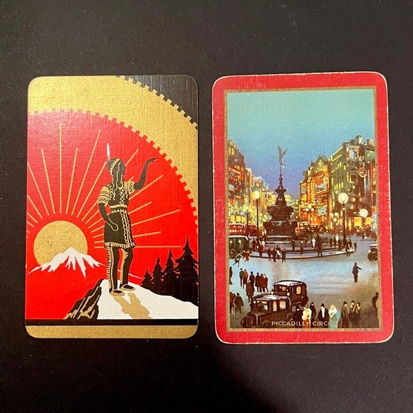 Playing Cards Vintage Single Swap Lot Of 14 Cards Unique Mix 1940s-1960s - Picture 5 of 7